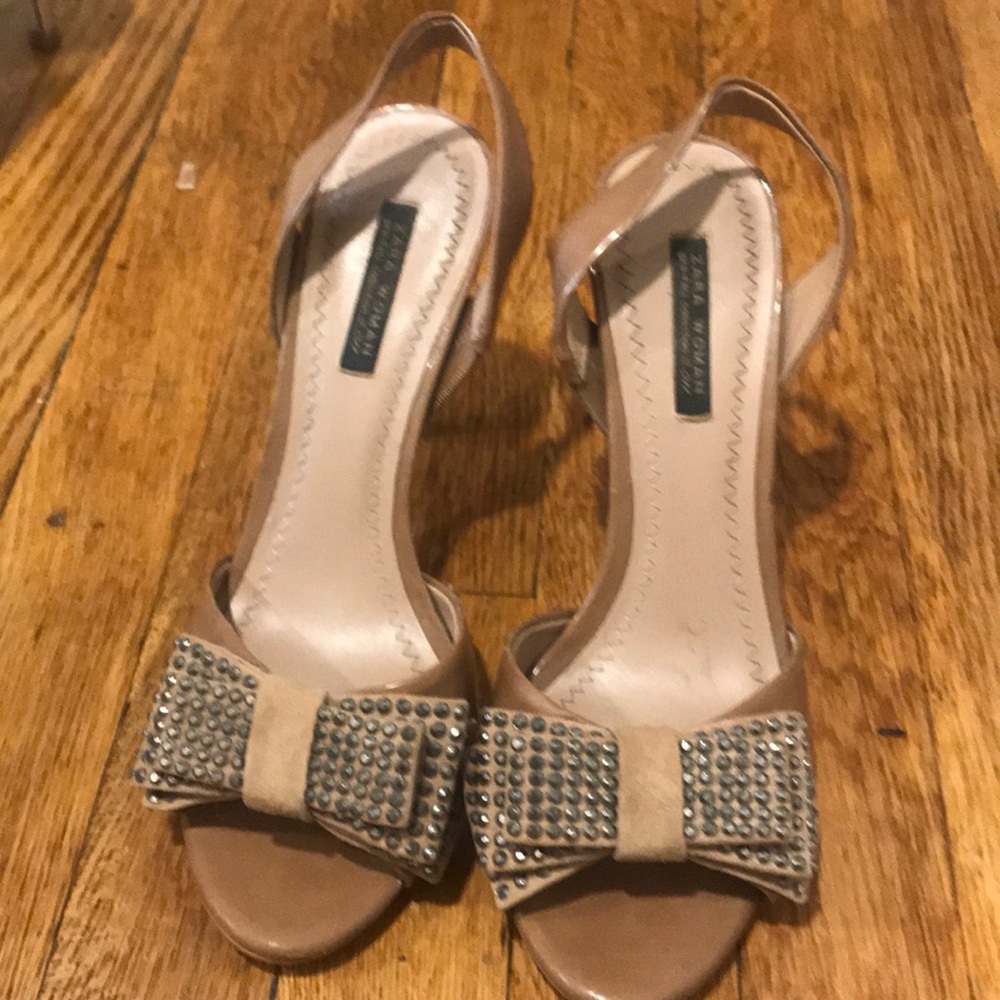 Zara bow tie heels - Picture 1 of 1